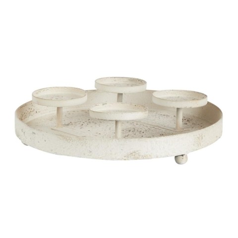 PORTACANDELA X4 METALLO H7